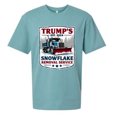 TrumpS Snowflake Removal Service Funny Trump 2024 Sueded Cloud Jersey T-Shirt