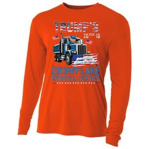 TrumpS Snowflake Removal Service Cooling Performance Long Sleeve Crew