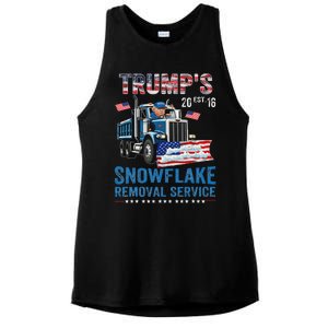 TrumpS Snowflake Removal Service Ladies PosiCharge Tri-Blend Wicking Tank