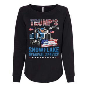 TrumpS Snowflake Removal Service Womens California Wash Sweatshirt