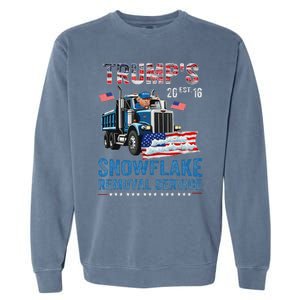 TrumpS Snowflake Removal Service Garment-Dyed Sweatshirt