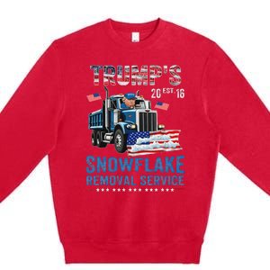 TrumpS Snowflake Removal Service Premium Crewneck Sweatshirt