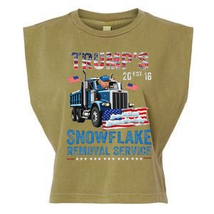 TrumpS Snowflake Removal Service Garment-Dyed Women's Muscle Tee