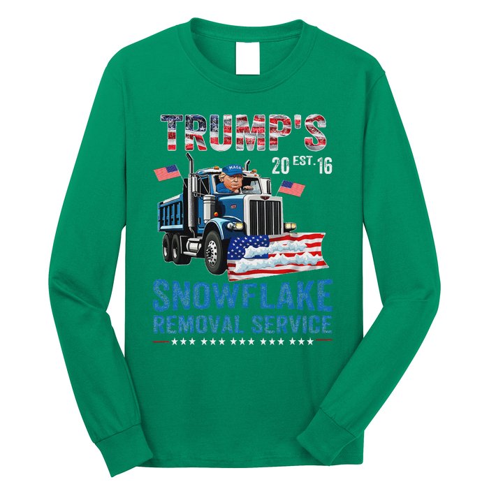 TrumpS Snowflake Removal Service Long Sleeve Shirt