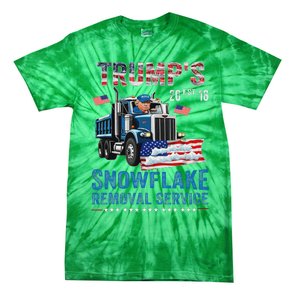 TrumpS Snowflake Removal Service Tie-Dye T-Shirt