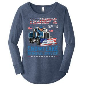 TrumpS Snowflake Removal Service Women's Perfect Tri Tunic Long Sleeve Shirt