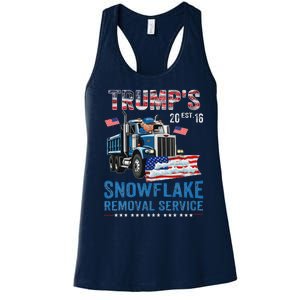 TrumpS Snowflake Removal Service Women's Racerback Tank