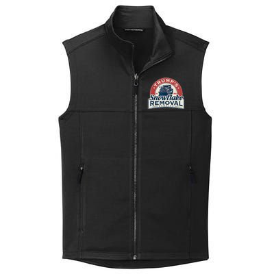 TrumpS Snowflake Removal Service Funny Trump 2024 Collective Smooth Fleece Vest