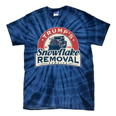 TrumpS Snowflake Removal Service Funny Trump 2024 Tie-Dye T-Shirt