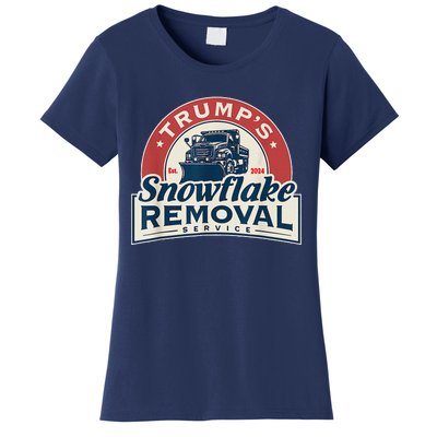 TrumpS Snowflake Removal Service Funny Trump 2024 Women's T-Shirt