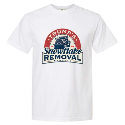 TrumpS Snowflake Removal Service Funny Trump 2024 Garment-Dyed Heavyweight T-Shirt