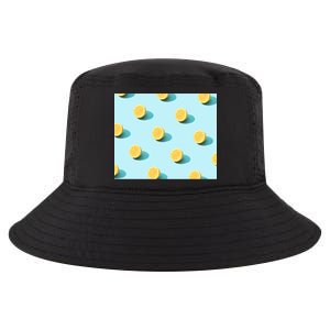 Trendy Sunlight Summer Pattern Lemons Cool Comfort Performance Bucket Hat