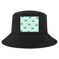 Trendy Sunlight Summer Pattern Lemons Cool Comfort Performance Bucket Hat