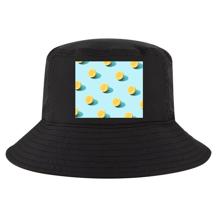 Trendy Sunlight Summer Pattern Lemons Cool Comfort Performance Bucket Hat