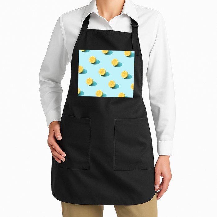 Trendy Sunlight Summer Pattern Lemons Apron