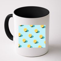 Trendy Sunlight Summer Pattern Lemons Mug