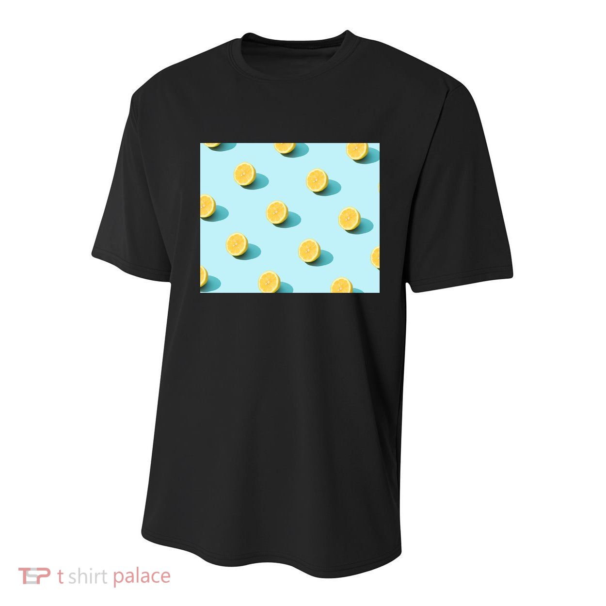 Trendy Sunlight Summer Pattern Lemons Youth Performance Sprint T-Shirt