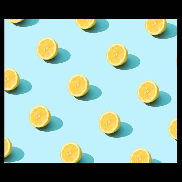 Trendy Sunlight Summer Pattern Lemons Poster