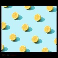 Trendy Sunlight Summer Pattern Lemons Womens T-Shirt