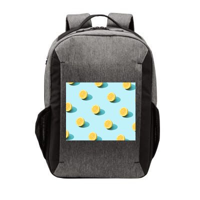 Trendy Sunlight Summer Pattern Lemons Vector Backpack