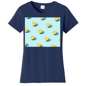 Trendy Sunlight Summer Pattern Lemons Women's T-Shirt