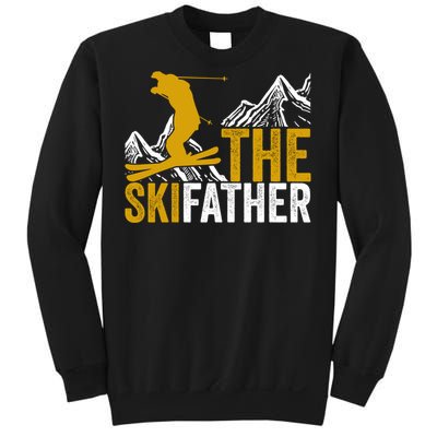 The Skifather Skiing Lover Gift For Skier Sweatshirt