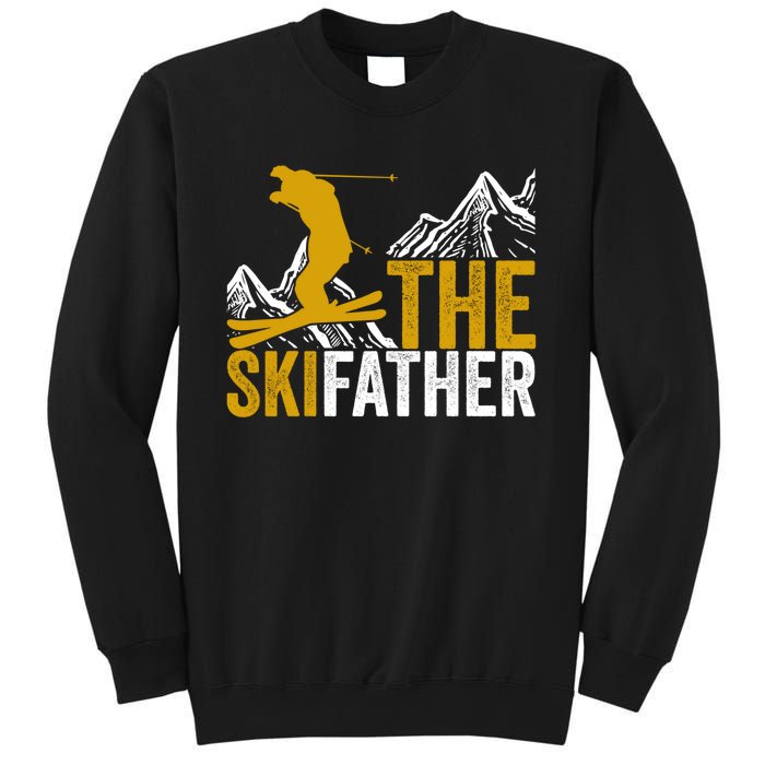 The Skifather Skiing Lover Gift For Skier Sweatshirt