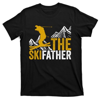 The Skifather Skiing Lover Gift For Skier T-Shirt