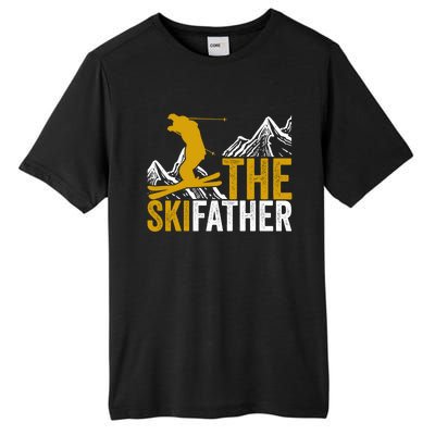 The Skifather Skiing Lover Gift For Skier Tall Fusion ChromaSoft Performance T-Shirt