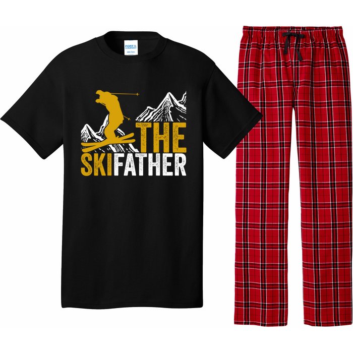 The Skifather Skiing Lover Gift For Skier Pajama Set