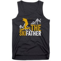 The Skifather Skiing Lover Gift For Skier Tank Top