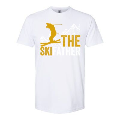 The Skifather Skiing Lover Gift For Skier Softstyle CVC T-Shirt