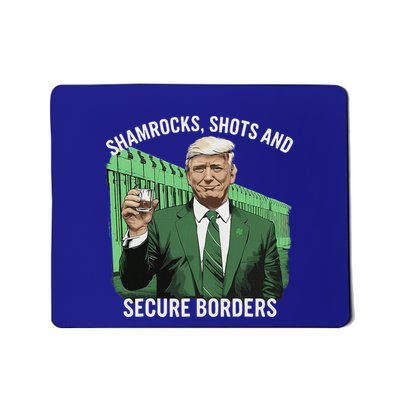 Trump Shamrocks Shots And Secure Borders Mousepad