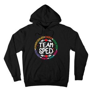 Team Sped Special Teacher Specialist School Caretaker Staff Hoodie