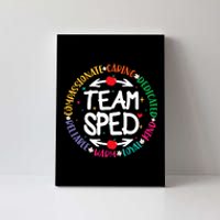 Team Sped Special Teacher Specialist School Caretaker Staff Canvas