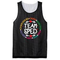 Team Sped Special Teacher Specialist School Caretaker Staff Mesh Reversible Basketball Jersey Tank