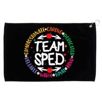 Team Sped Special Teacher Specialist School Caretaker Staff Grommeted Golf Towel