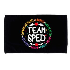 Team Sped Special Teacher Specialist School Caretaker Staff Microfiber Hand Towel