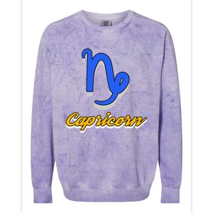 Trendy Statet Superstitions Capricorn Zodiac Astrology Gift Colorblast Crewneck Sweatshirt