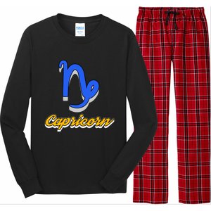 Trendy Statet Superstitions Capricorn Zodiac Astrology Gift Long Sleeve Pajama Set