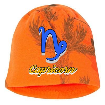 Trendy Statet Superstitions Capricorn Zodiac Astrology Gift Kati - Camo Knit Beanie