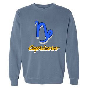 Trendy Statet Superstitions Capricorn Zodiac Astrology Gift Garment-Dyed Sweatshirt