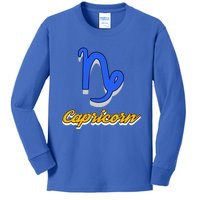 Trendy Statet Superstitions Capricorn Zodiac Astrology Gift Kids Long Sleeve Shirt