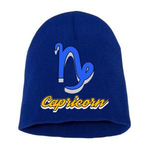 Trendy Statet Superstitions Capricorn Zodiac Astrology Gift Short Acrylic Beanie