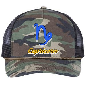 Trendy Statet Superstitions Capricorn Zodiac Astrology Gift Retro Rope Trucker Hat Cap