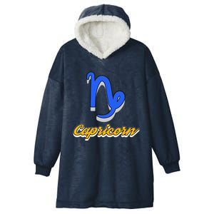 Trendy Statet Superstitions Capricorn Zodiac Astrology Gift Hooded Wearable Blanket