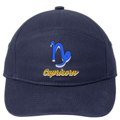 Trendy Statet Superstitions Capricorn Zodiac Astrology Gift 7-Panel Snapback Hat