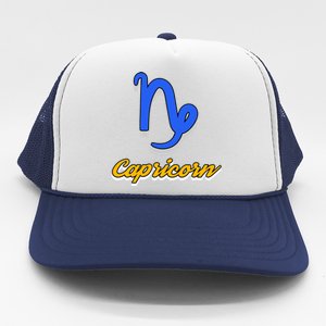 Trendy Statet Superstitions Capricorn Zodiac Astrology Gift Trucker Hat