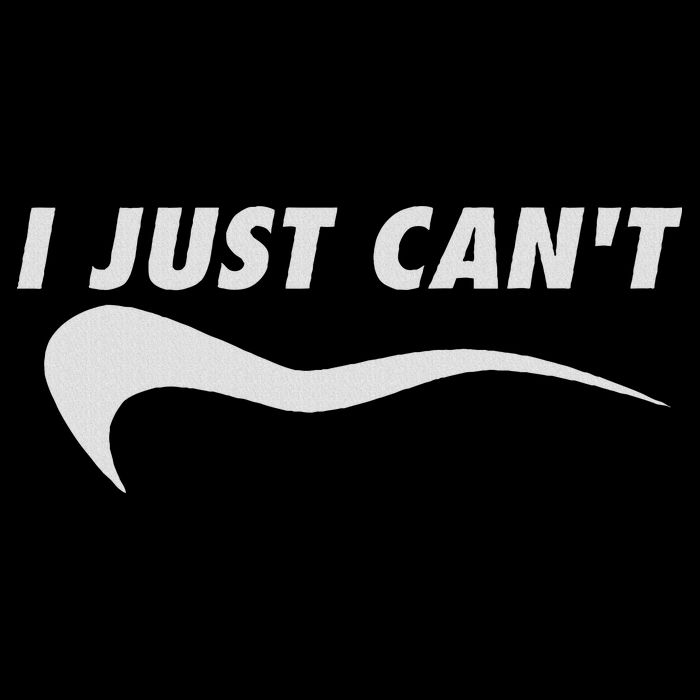 The Sarcastic Swoosh Me Motivating Myself I Just Can't Funny  Mousepad