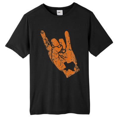 Texas State Silhouette Hook Em Hands Texan Pride Tall Fusion ChromaSoft Performance T-Shirt